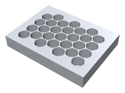 Honeycomb lightening plate